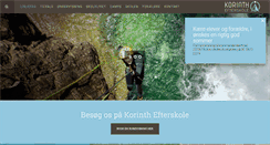 Desktop Screenshot of korinth-efterskole.dk